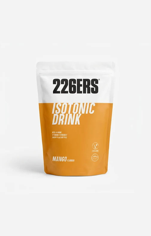 Bossa de 226ERS Isotonic Drink sabor mango, beguda isotònica amb hidrats i vitamines per donar energia