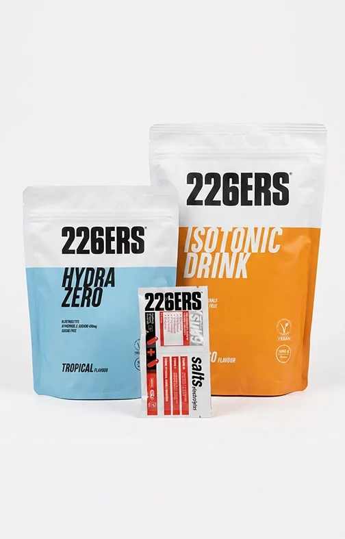 Kit d'hidratació 226ERS: Hydra Zero, Isotonic Drink i Salts Electrolytes per triar segons l'esforç